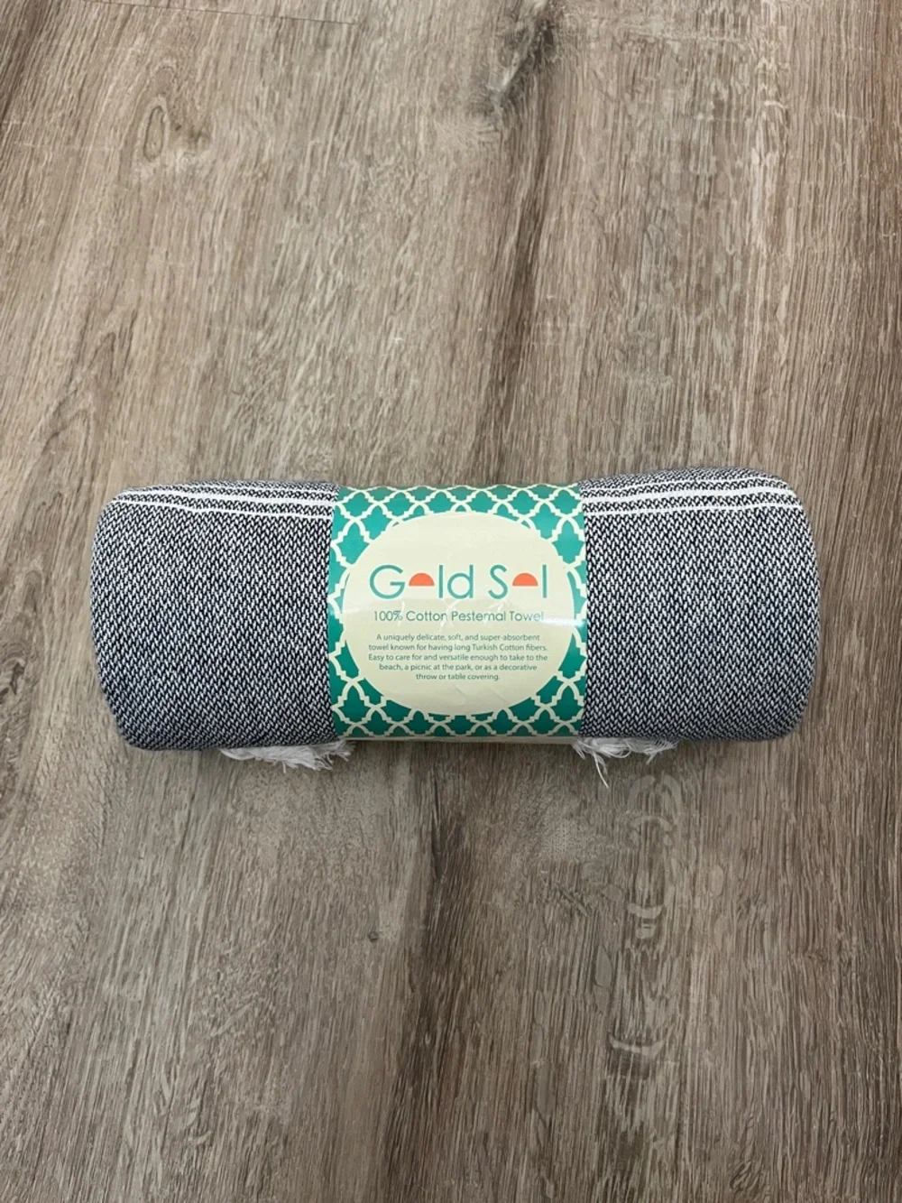 Gold Sol 100% Cotton Pestemal Towel (Turkish Towel)